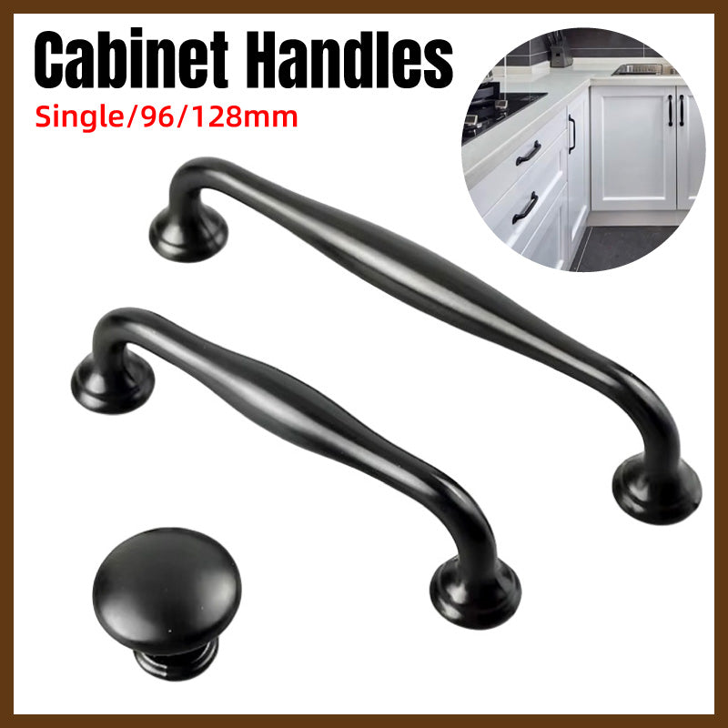Vintage Black Solid Copper Cabinet Handle