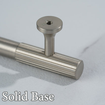 Vertical Grain Metal Cabinet Handles with Multiple Sizes