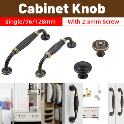 Zinc Alloy Cabinet Handle and Knob Antique Finish