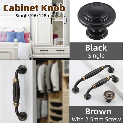Zinc Alloy Cabinet Handle and Knob Antique Finish