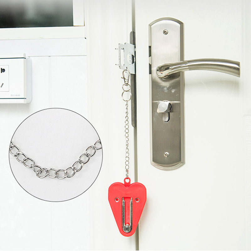Stainless Steel Portable Door Lock for Travel Security