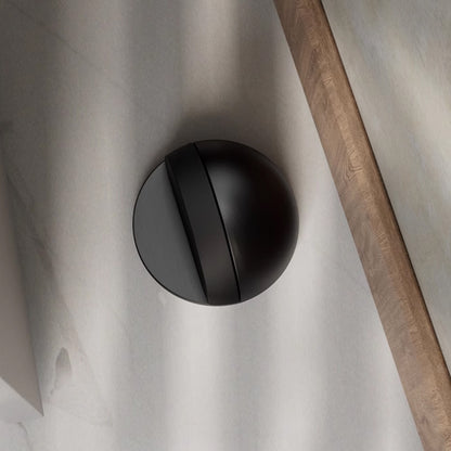45mm Round Floor-Mount Door Stop with Rubber Bumper
