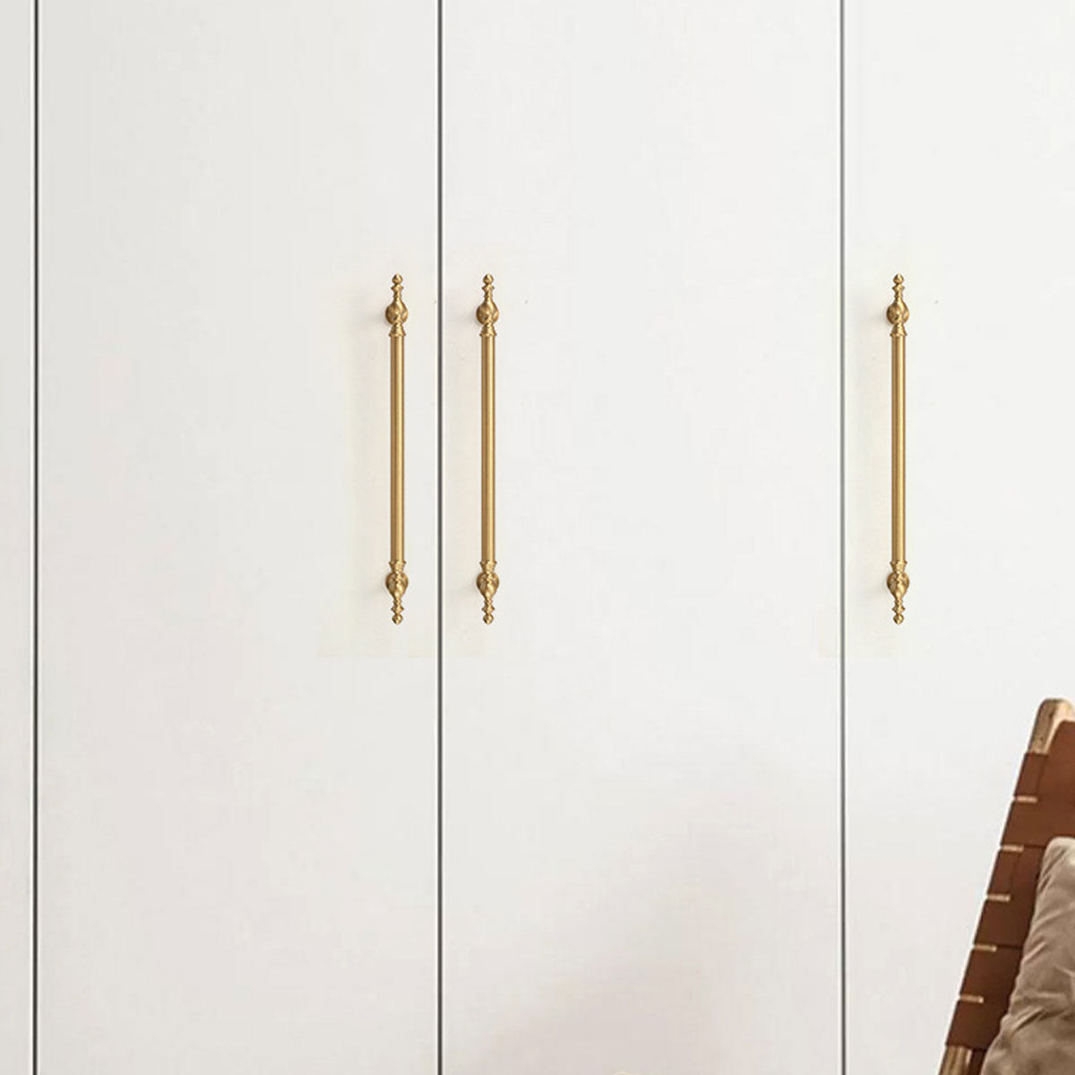 Bright Gold Brass Cupboard & Cabinet Door Pull Handle 16-224mm