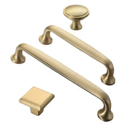 Brushed Brass Cupboard & Cabinet Door Pull & Knob Handle 31-145mm