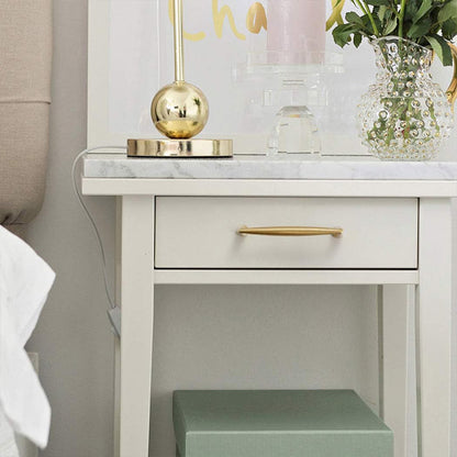 Solid Copper Cabinet Handle with Brushed Gold Finish