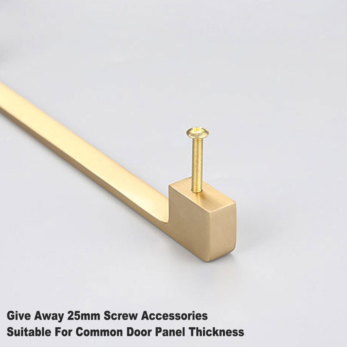 Electroplated Brass Cupboard & Cabinet Door Pull Handle 64–192mm