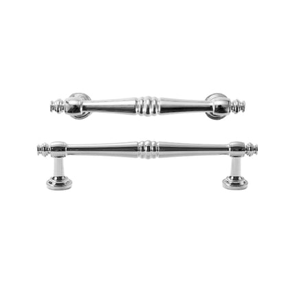 Silver Alloy Cabinet Handle with Polished Finish