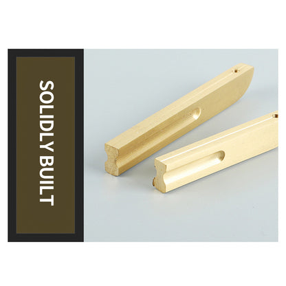 Solid Brass Cabinet Handles with Brushed Finish