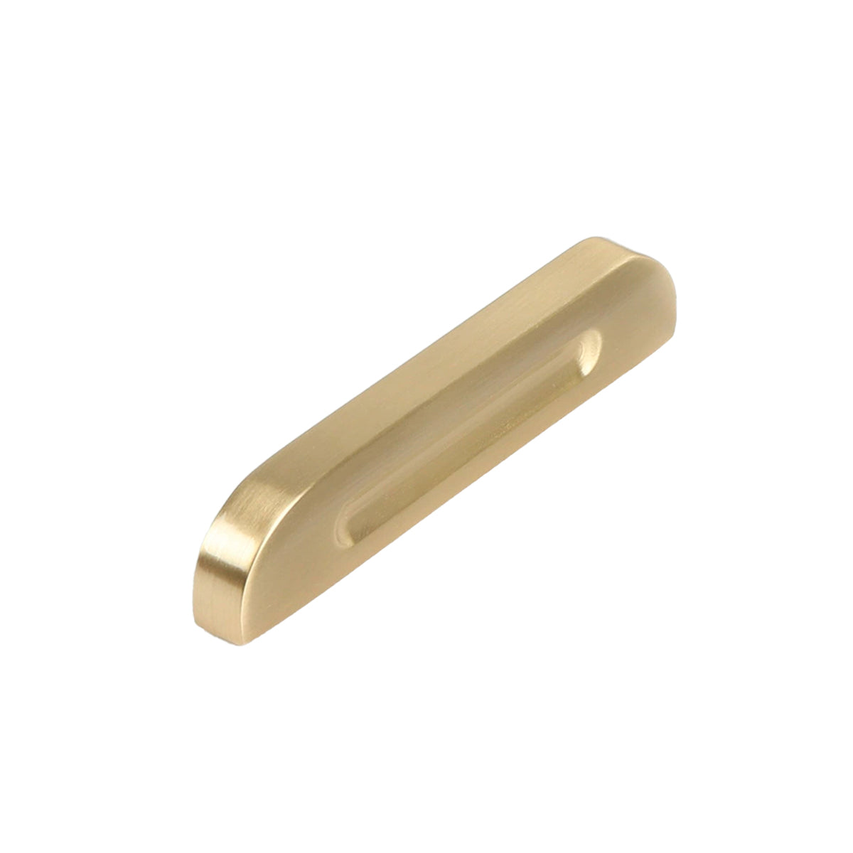 2 Styles Brushed Brass Brass Cupboard & Cabinet Door Pull Handle 64-160mm