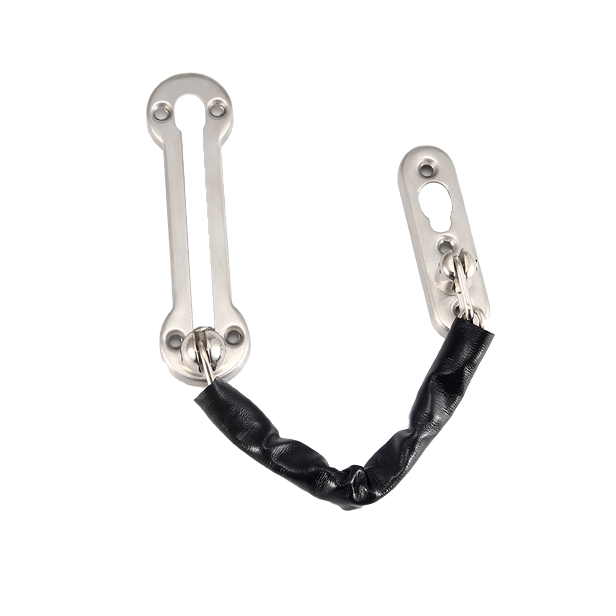 Finish Stainless Steel Security Door Chain Guard - Silver
