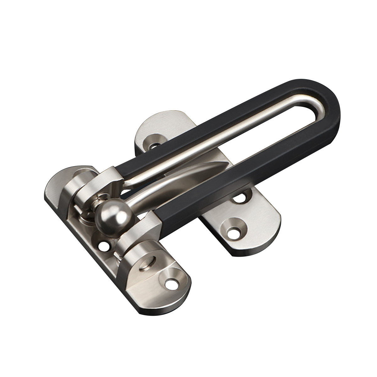 Silver Anti-Corrosion Zinc Alloy Door Security Lock Latch