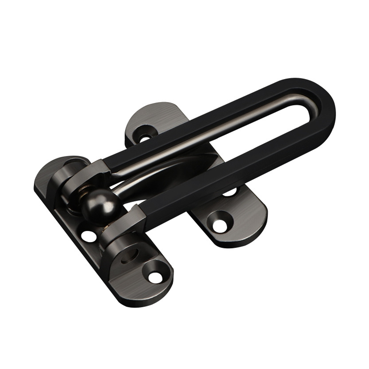 Anti-Corrosion Zinc Alloy Door Security Lock Latch - Grey