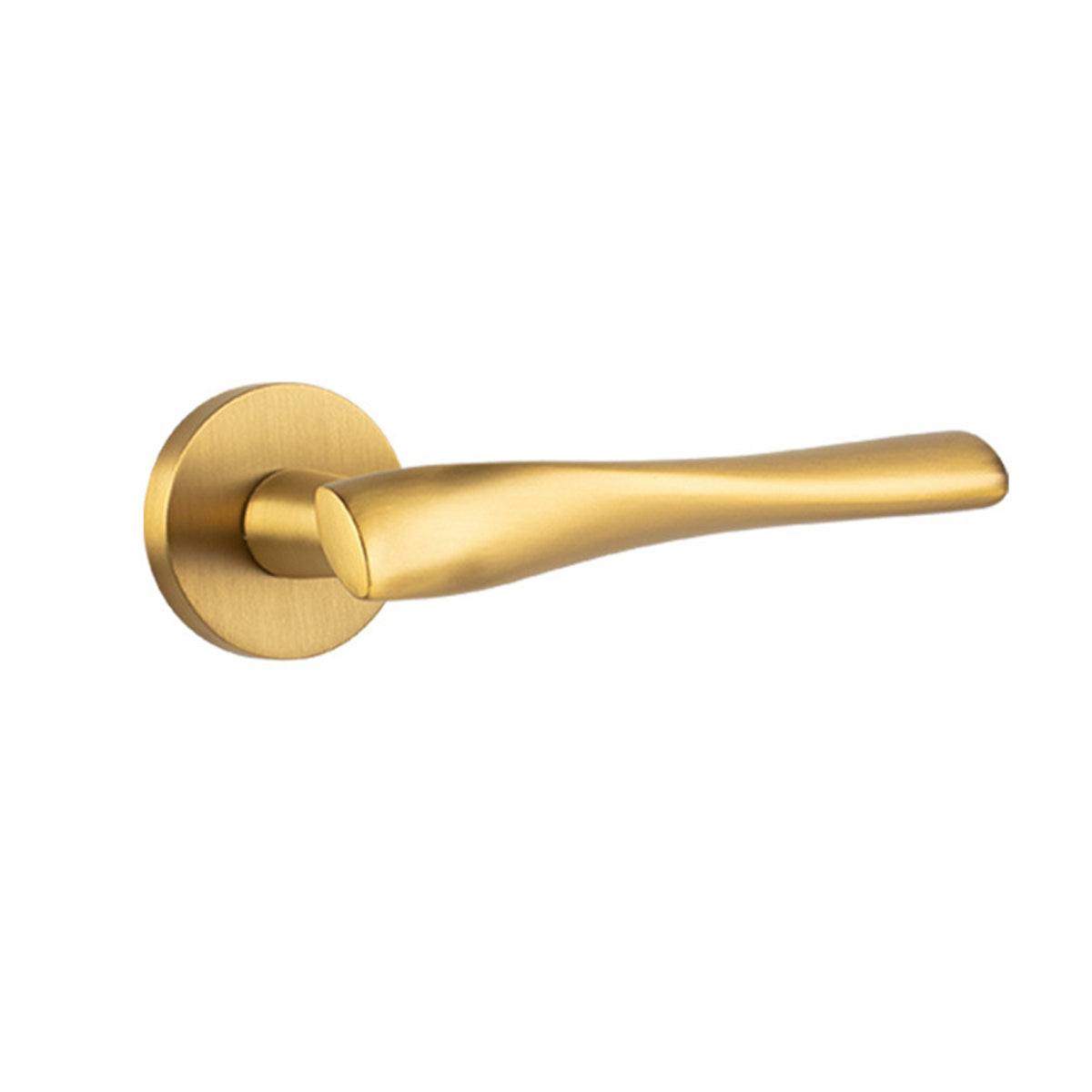 Brass Interior Door Lock Set for Bedroom and Bath Privacy