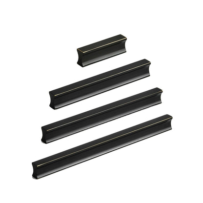 Pure Copper Cabinet Handle with Black Bronze Finish