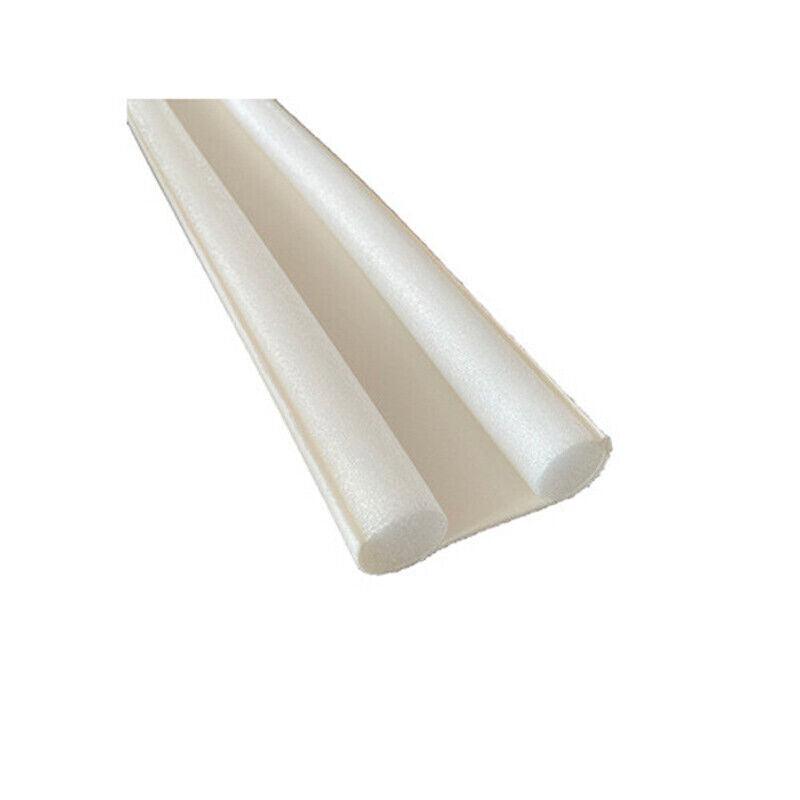 White NEW Door Bottom Sealing Strip Guard Wind Dust Threshold Seals Draft Stopper AU