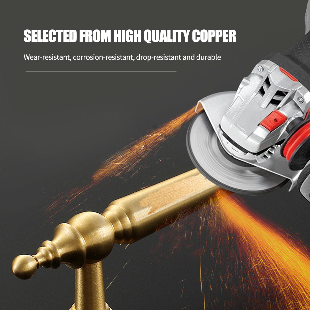 Brass Cabinet Handles with Vintage Gold Finish