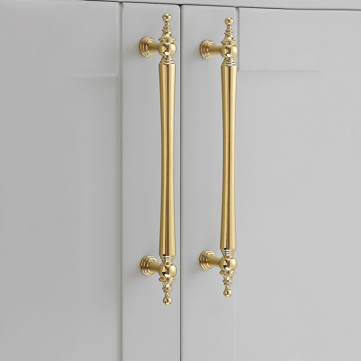 Brushed Brass Cupboard & Cabinet Door Pull Handle & Knob 16-128mm