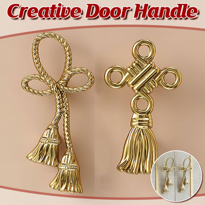 Chinese Knot Cabinet Handle in Electroplated Finish