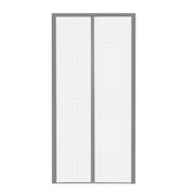Grey Magnetic Closure Fiberglass Mesh Anti Mosquito Door Curtain
