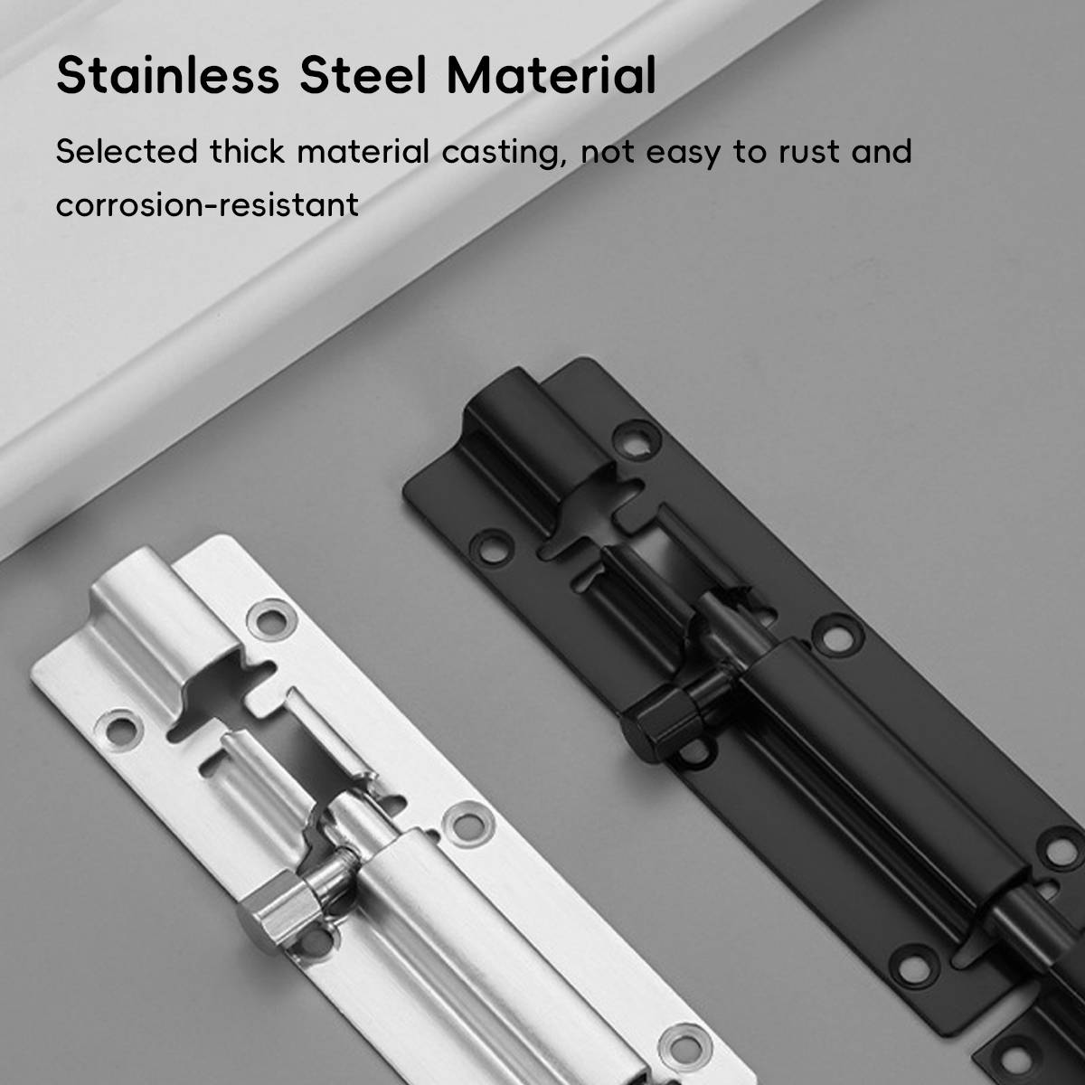 Anti-theft Zinc Alloy Door Bolt 4–5 Inch
