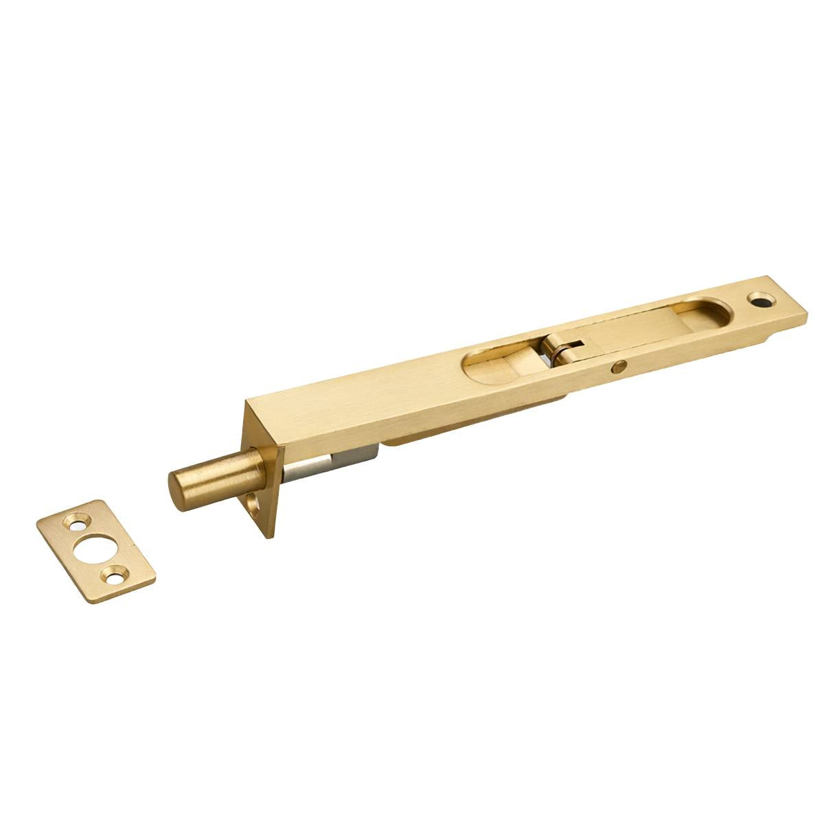 2 Pcs One-Piece Molding Door Bolt Set for Cabinets