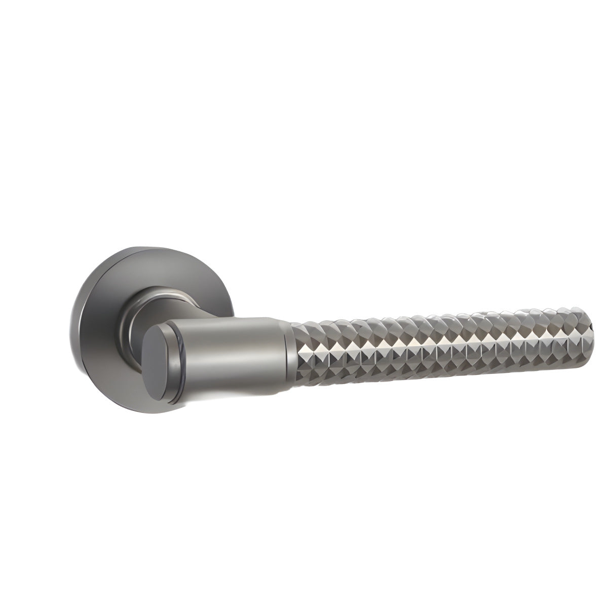 Grey Zinc Alloy Interior Lever Handle 155mm