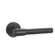 Matte Black Zinc Alloy Interior Lever Handle 155mm
