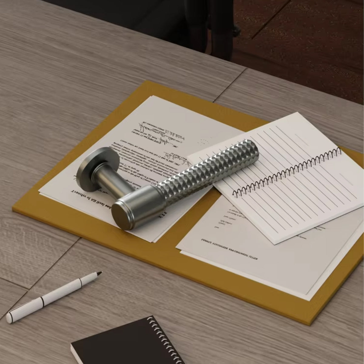 Grey Zinc Alloy Interior Lever Handle 155mm