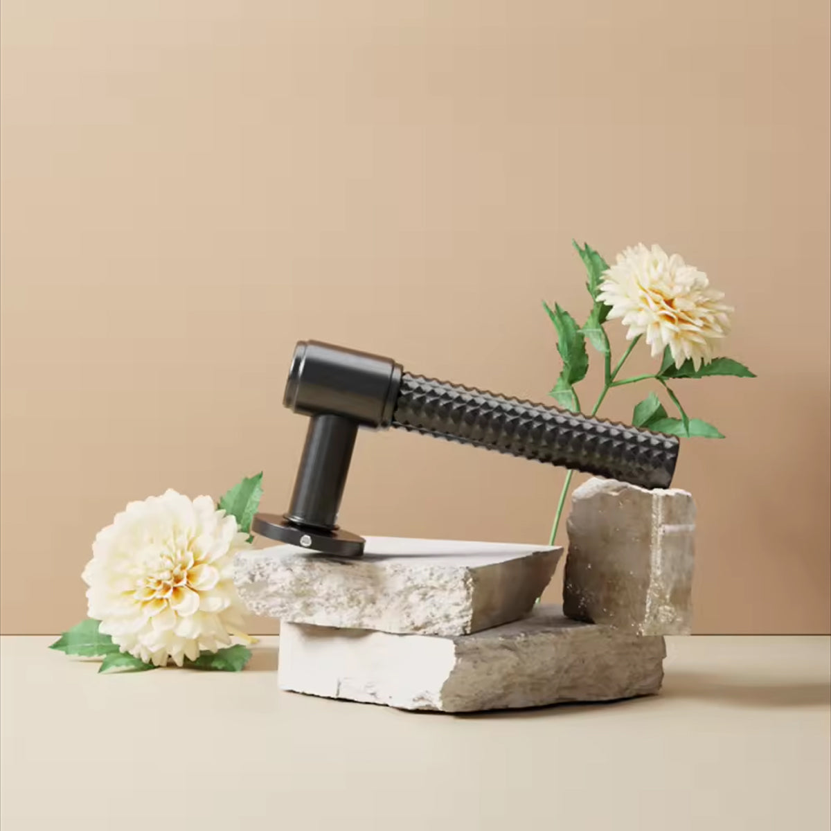 Grey Zinc Alloy Interior Lever Handle 155mm