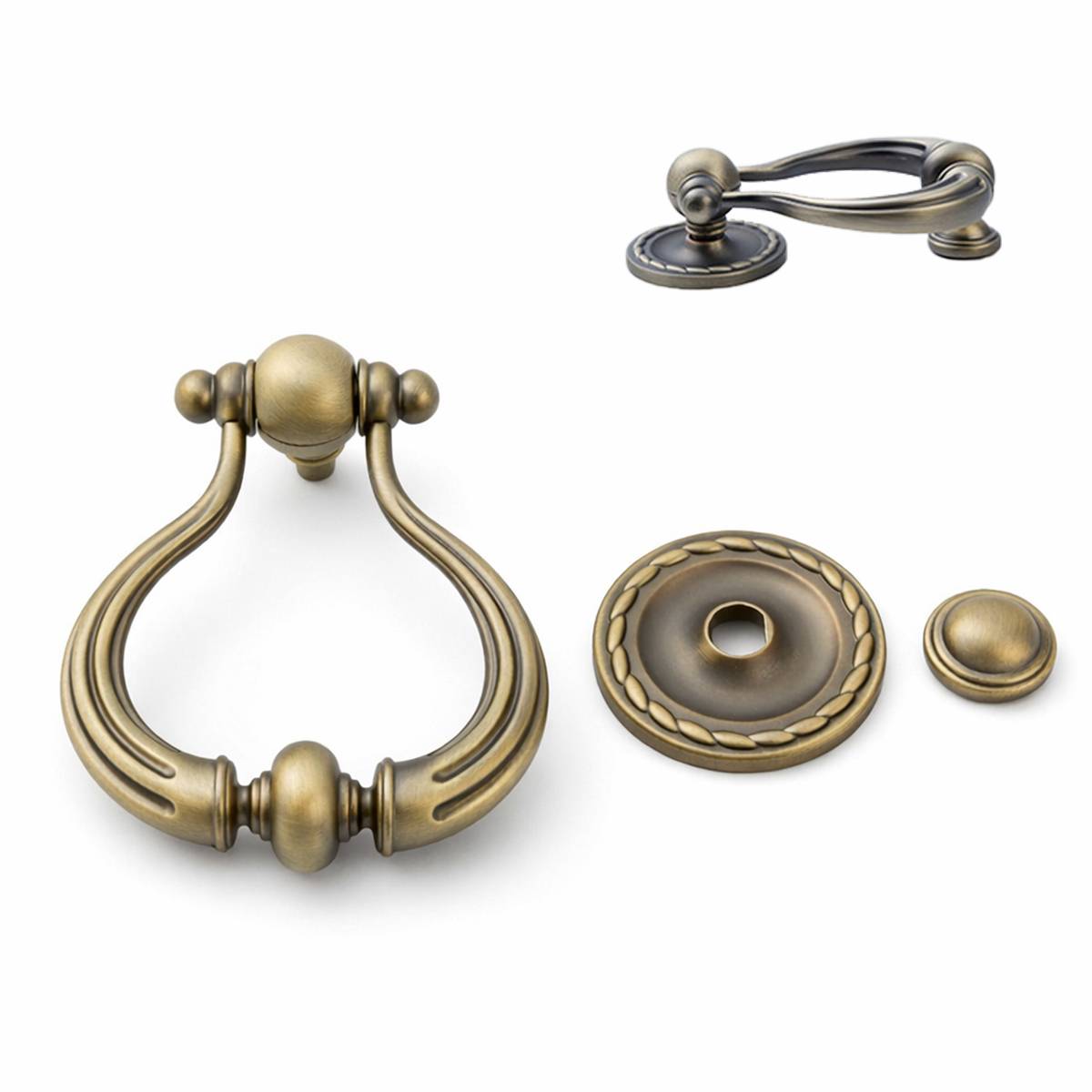 2 Pcs Door Knockers with Smooth Surface for Home