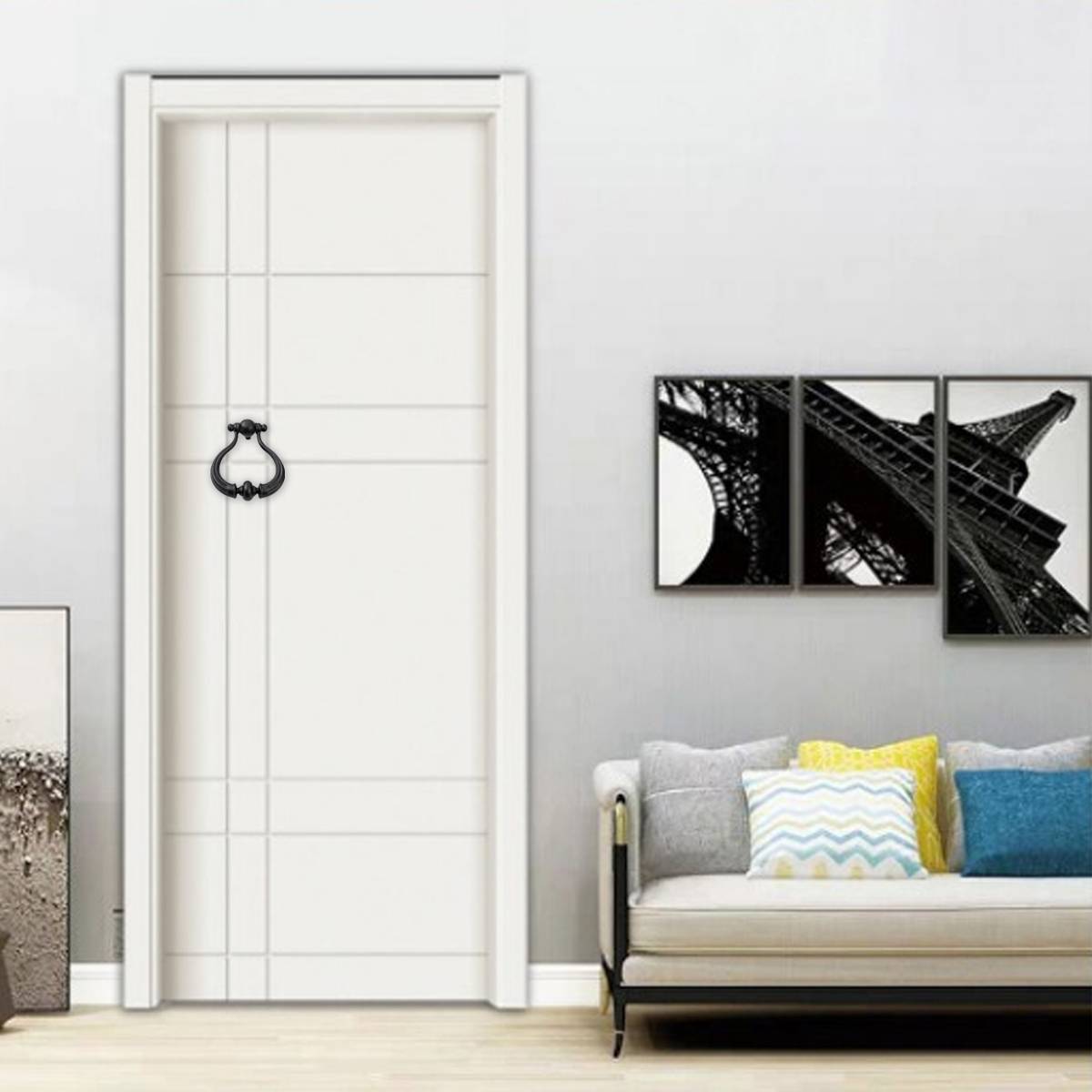 2 Pcs Door Knockers with Smooth Surface for Home