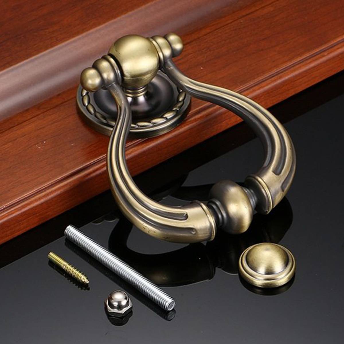 2 Pcs Door Knockers with Smooth Surface for Home