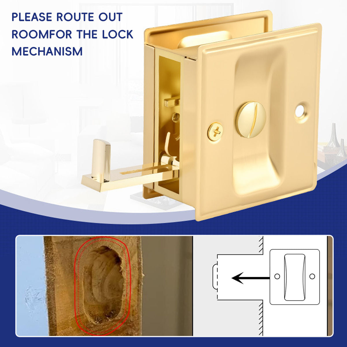 Integrated Door Lock for Home Entry Doors