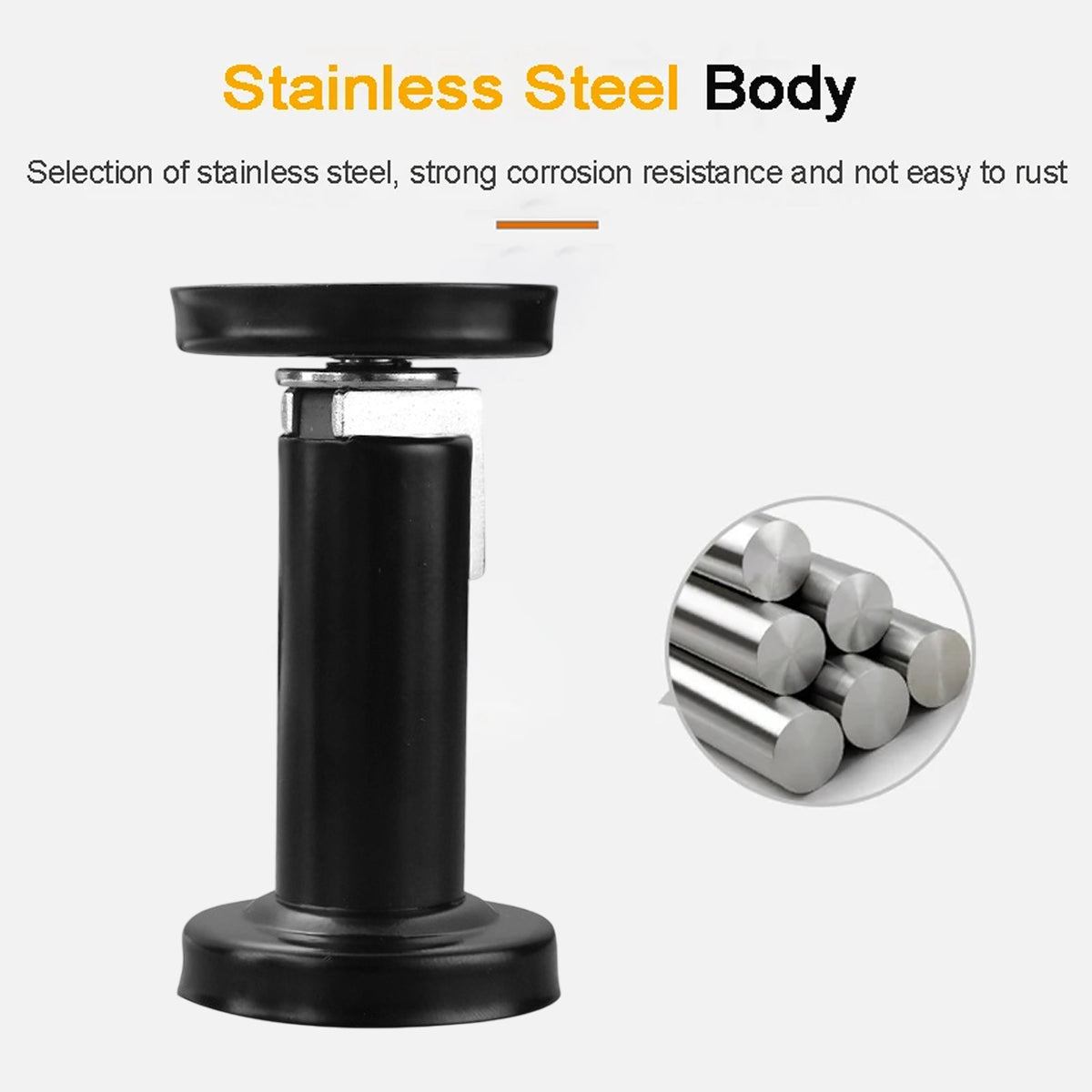 Magnetic Door Stop Wall or Floor Mount with Buffer