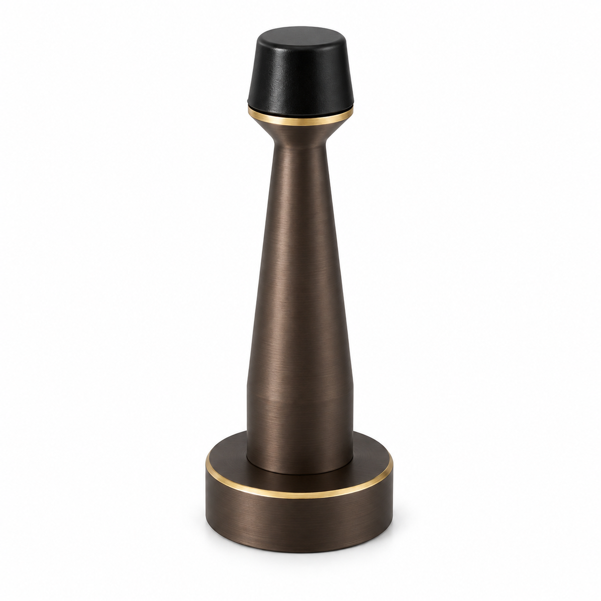 Brass Magnetic Stoppers Wall-mounted 80mm x 30mm - Coffee