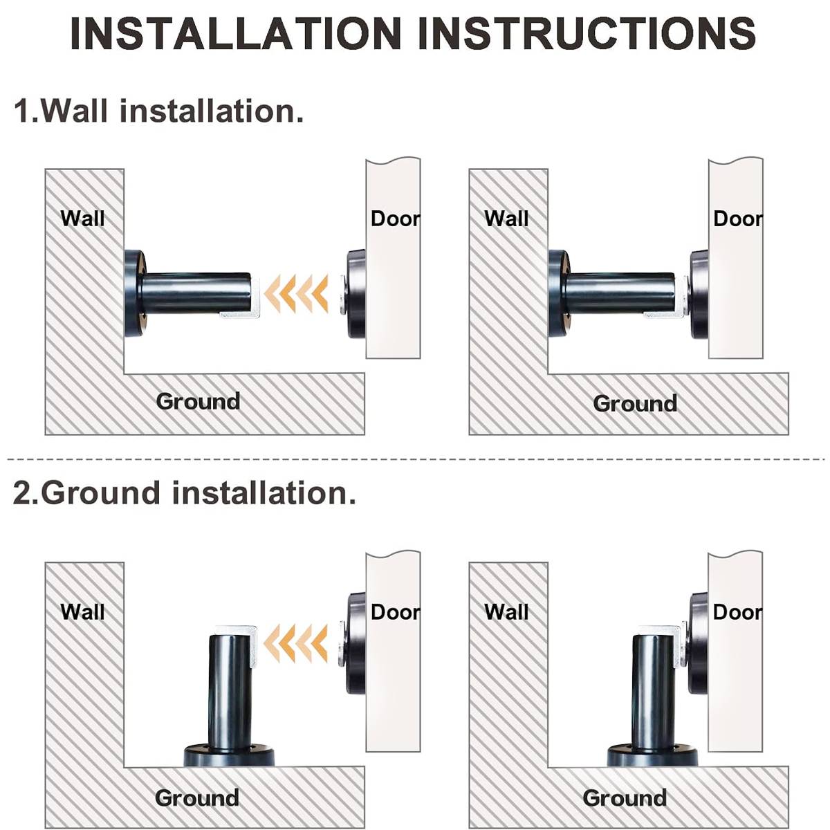 Magnetic Door Stop for Interior Doors