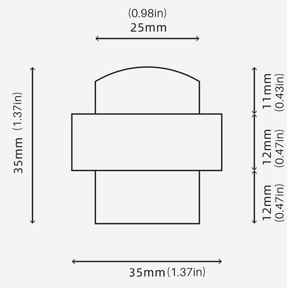 Copper Floor-Mount Door Stopper with Brushed Finish