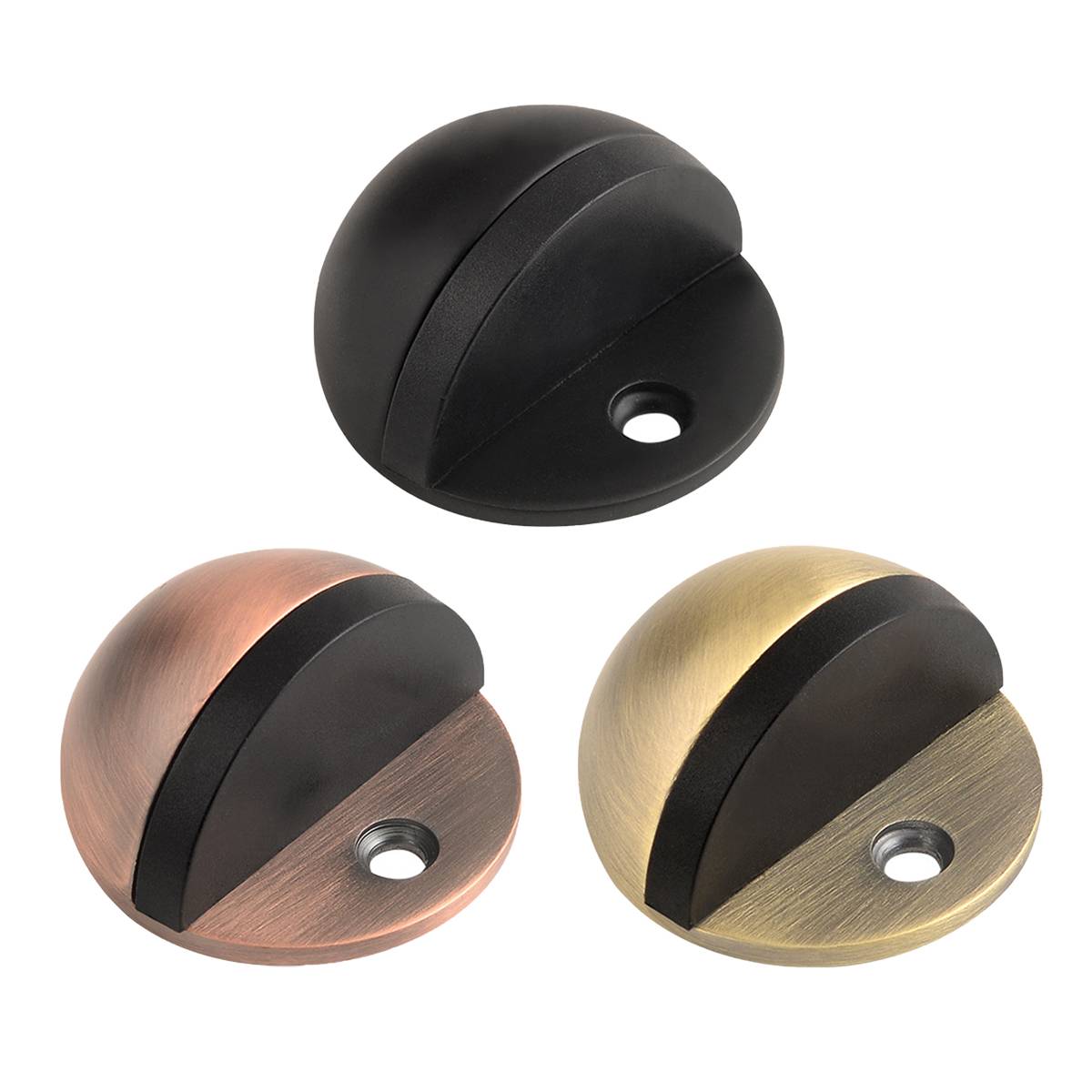 2 Pcs Rubber Door Stop with Anti-Collision Noise