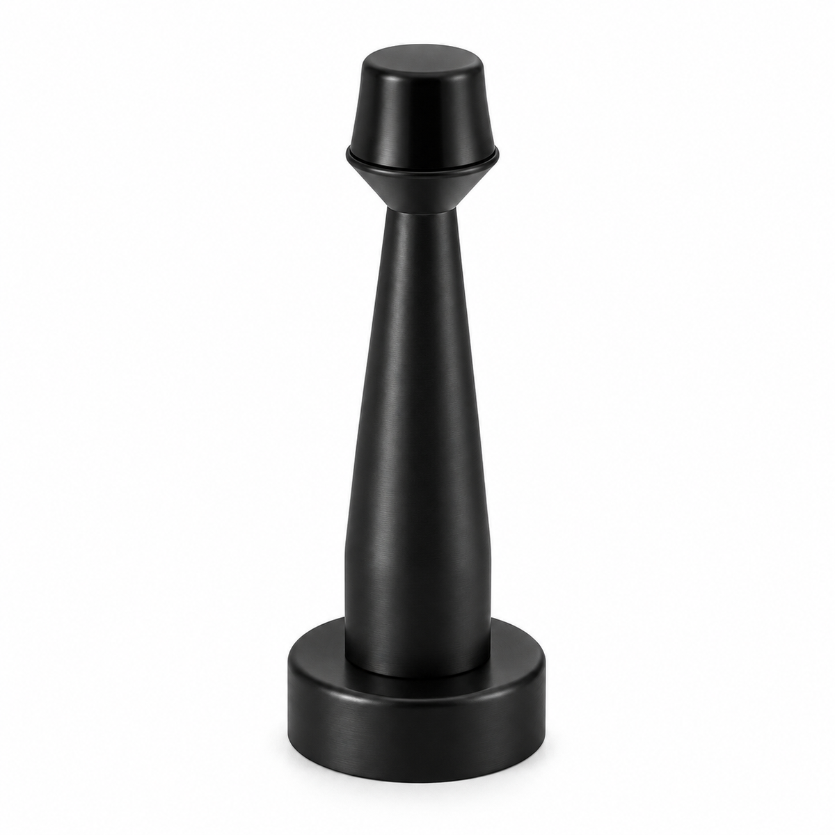 Brass Magnetic Stoppers Wall-mounted 80mm x 30mm - Matt Black