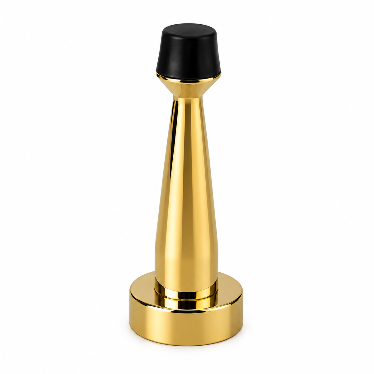 Brass Magnetic Stoppers Wall-mounted 80mm x 30mm - Bright Gold