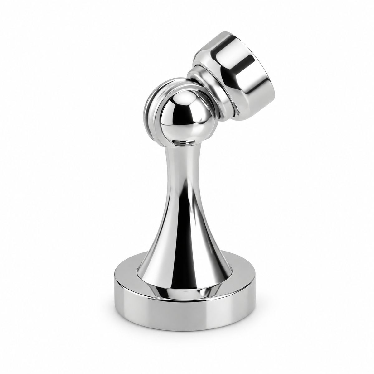 Magnetic Stoppers Wall/Floor Mount - Bright Silver