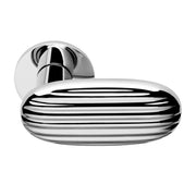 Bright Chrome Zinc Alloy Interior Lever Handle 102mm