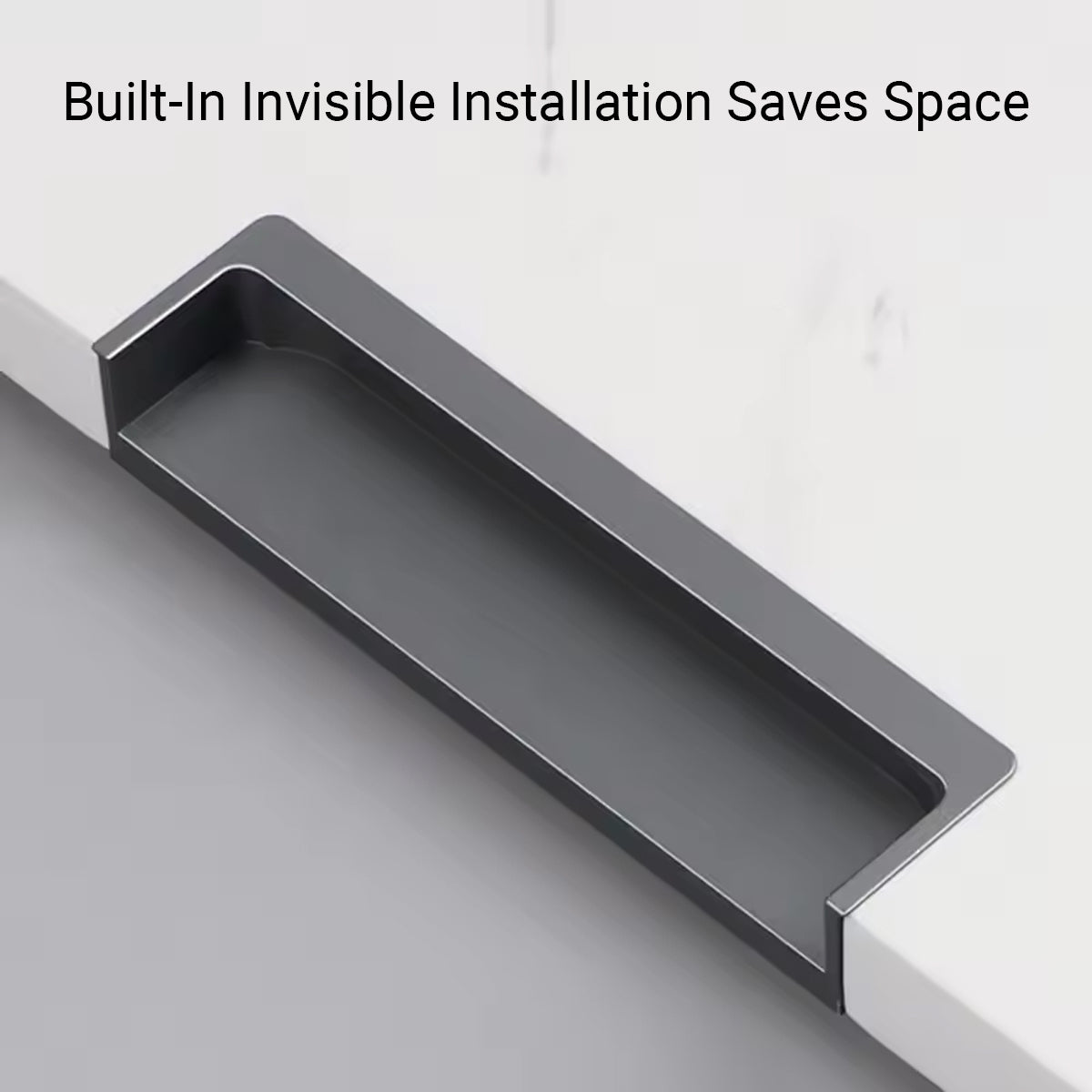 Gunmetal Aluminum Alloy Cupboard & Cabinet Door Pull Handle 120/200mm