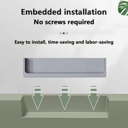 Recessed Cabinet Handle with Hidden Slot Pull