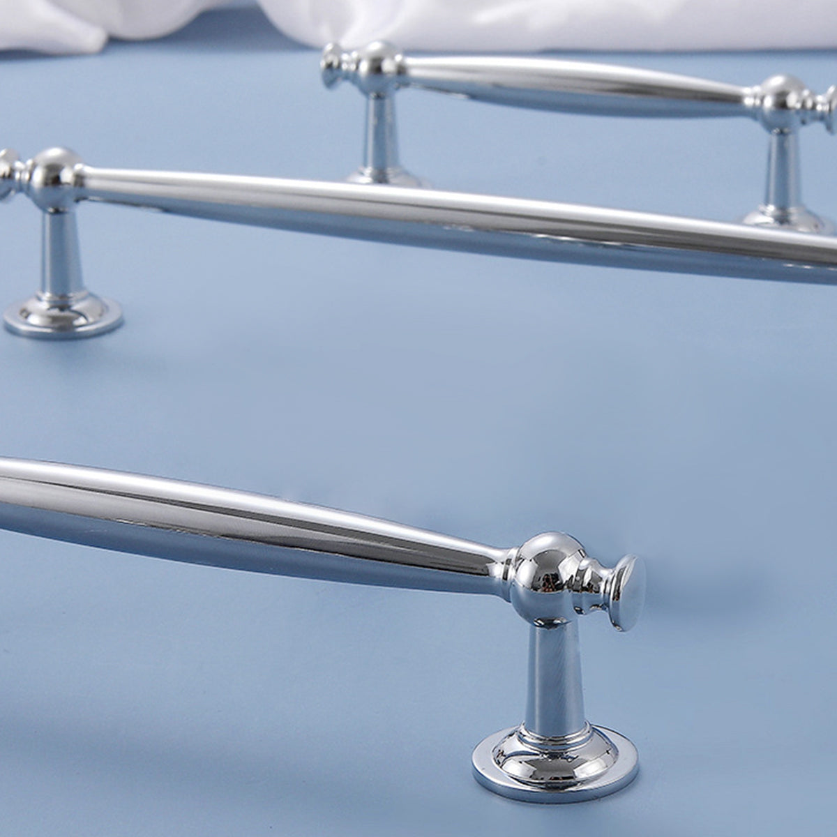 Brass Wardrobe Handle with Gold or Silver Finish