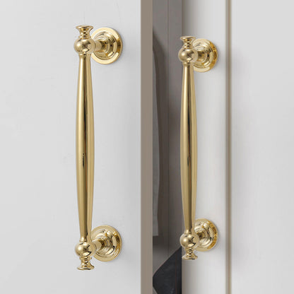 Brass Wardrobe Handle with Gold or Silver Finish