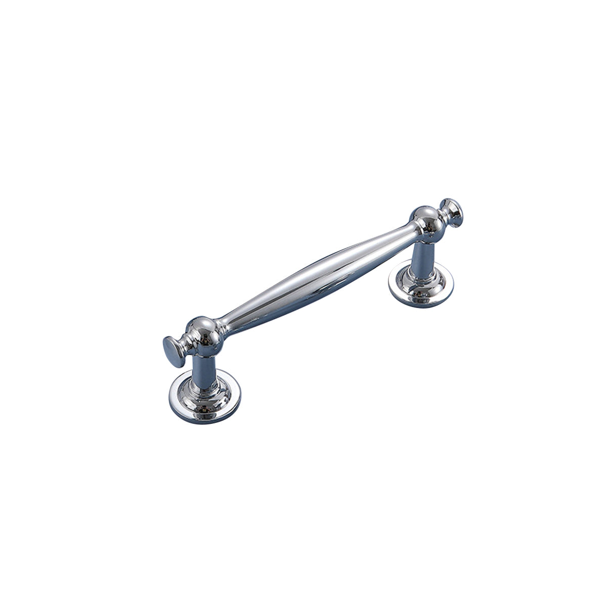 Silver Brass Cupboard & Cabinet Door Handle Pull 96-192mm Hole Spacing