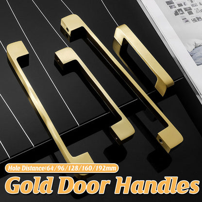 Gold All-Copper Cabinet Handle for Wardrobes