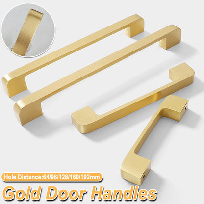 Gold All-Copper Cabinet Handle for Wardrobes