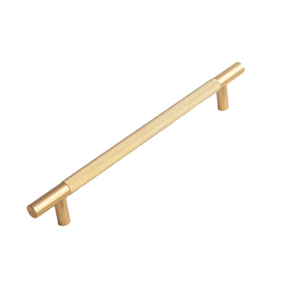Gold Knurled Full Copper Cabinet Handle for Drawers